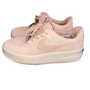Nike Air Force 1 Suede Particle Beige Shoe Women US 10.5 UK8 EU42.5 AR5339-201
